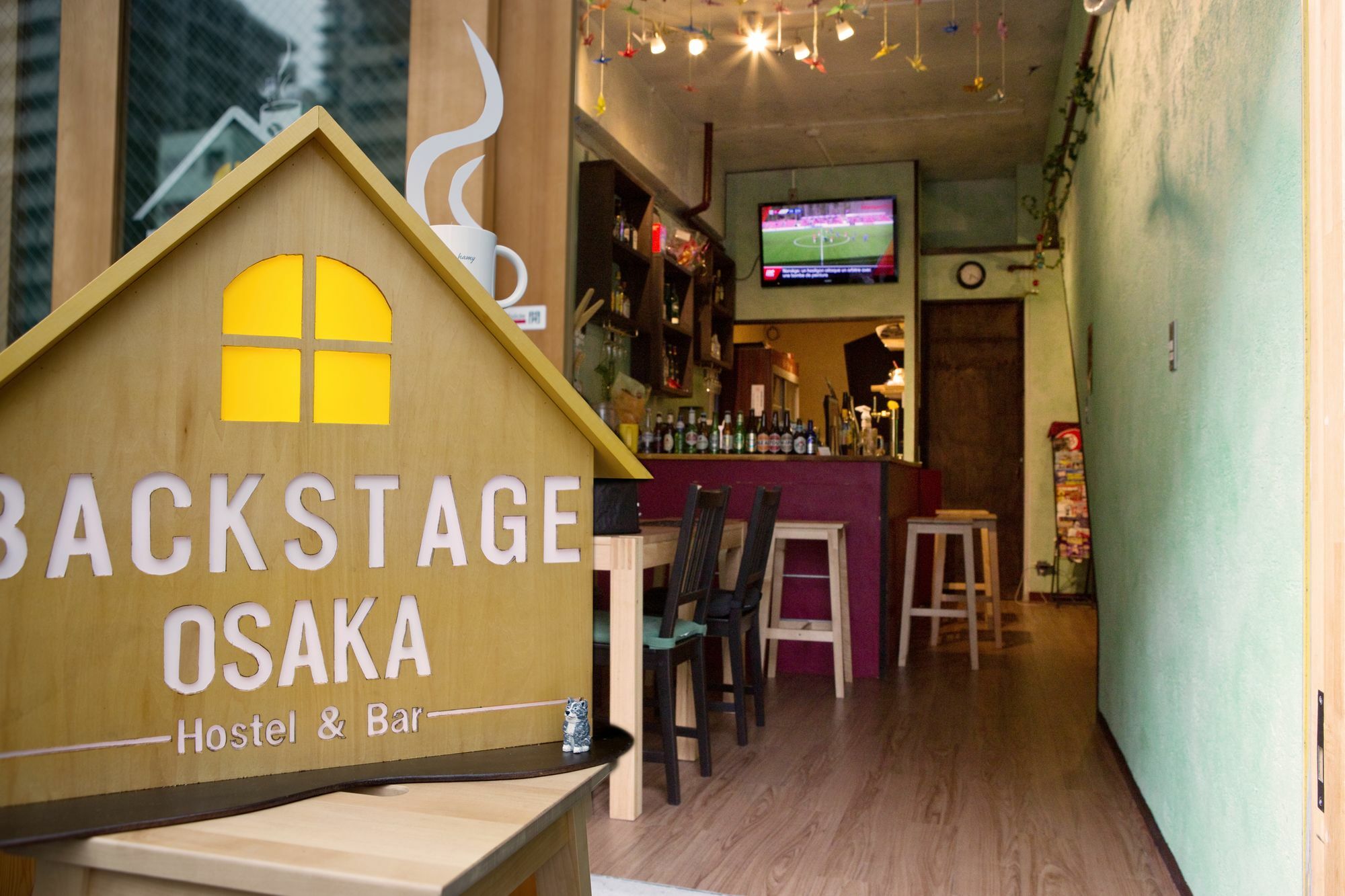 Backstage Party Hostel & Bar Osaka Zewnętrze zdjęcie